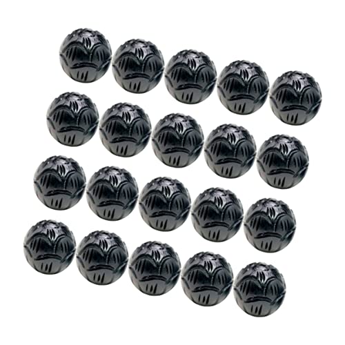 Angoily 20 Stück Ebenholzperlen Armbandperlen Perlen Für Armbänder Schmuck Perlenzubehör Selber Machen Geschnitzte Holzperlen Buddha Rosenkranz Zubehör Hölzern Black Angoily 20 Stück Ebenholzperlen Armbandperlen Perlen Für Armbänder Schmuck Perlenzubehör Selber Machen Geschnitzte Holzperlen Buddha Rosenkranz Zubehör Hölzern Black von Angoily