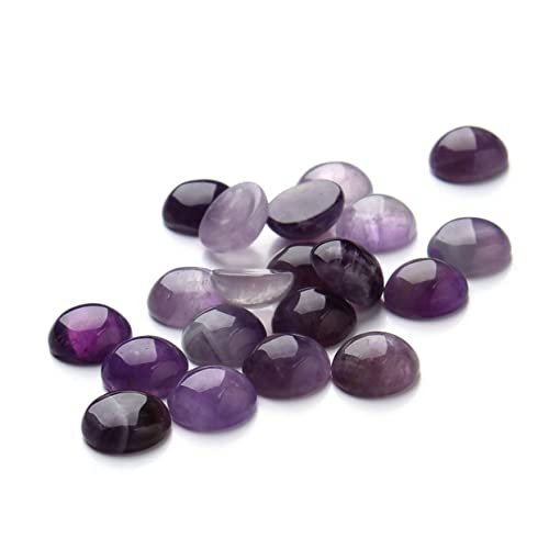 Angoily 20 Stück Edelsteinglas bastel materialien Bastelmaterialien handwerkliche Dekoration runden Perlen zum Basteln Ornament Schmuck Zeit Accessoires lila Kristall-Cabochons Violett Angoily 20 Stück Edelsteinglas bastel materialien Bastelmaterialien handwerkliche Dekoration runden Perlen zum Basteln Ornament Schmuck Zeit Accessoires lila Kristall-Cabochons Violett von Angoily