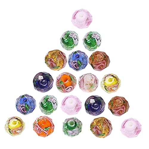 Angoily 20 Stück Farbige Glasperlen für Schmuckherstellung Diy Spacer Beads für Armbänder und Kreative Handarbeiten Geeignet für Freunde und Bastelprojekte Angoily 20 Stück Farbige Glasperlen für Schmuckherstellung Diy Spacer Beads für Armbänder und Kreative Handarbeiten Geeignet für Freunde und Bastelprojekte von Angoily