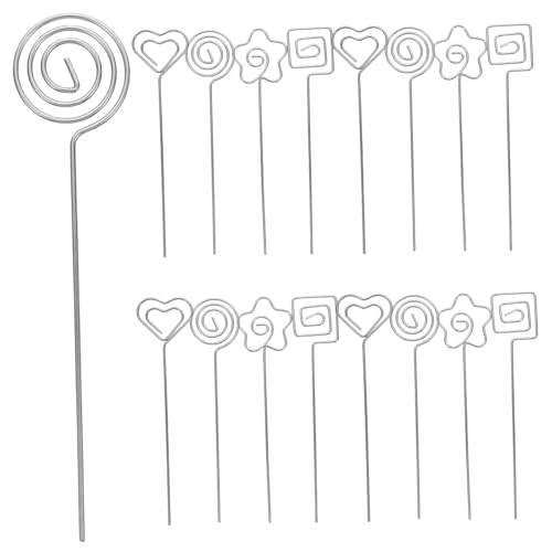 Angoily 20 Stück Fotoordner kartenhalter Partydekoration Party-Deko kartenclip geburtstagsdeko Fotohalter Inhaber der Tischnummer Blumenpflücker aus Metall Fotoclip Bildhalter Eisen Silver Angoily 20 Stück Fotoordner kartenhalter Partydekoration Party-Deko kartenclip geburtstagsdeko Fotohalter Inhaber der Tischnummer Blumenpflücker aus Metall Fotoclip Bildhalter Eisen Silver von Angoily