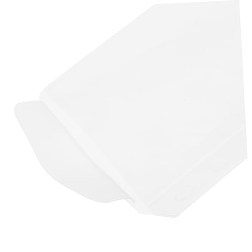 Angoily 20 Stück Gelochte PP Sammelhüllen mit Klappe Transparente Kunststoff-fototaschen für Ringordner Stabile Dokumenten Fototaschen mit Löchern Sicherer Verschluss von Angoily
