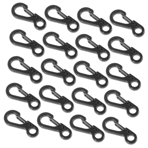 Angoily 20 Stück Hängeschnalle Schmuckverriegelungs Karabinerhaken Schnappverschluss Klein Mini Karabinerhaken Schlüsselkarabiner Robuster Karabinerhaken Reißverschluss Clips Anti Angoily 20 Stück Hängeschnalle Schmuckverriegelungs Karabinerhaken Schnappverschluss Klein Mini Karabinerhaken Schlüsselkarabiner Robuster Karabinerhaken Reißverschluss Clips Anti von Angoily