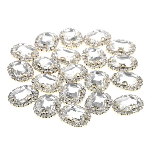 Angoily 20 Stück Handnähbohrer Dekorationszubehör Sticksteine Nagelperlen Schmuck Strasssteine Edelsteine Für Stoffverzierungen Kleidung Basteln Applikationen Näh Edelsteine Angoily 20 Stück Handnähbohrer Dekorationszubehör Sticksteine Nagelperlen Schmuck Strasssteine Edelsteine Für Stoffverzierungen Kleidung Basteln Applikationen Näh Edelsteine von Angoily