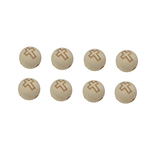 Angoily 20 Stück Holzperlen mit Kreuz und Lachendem Gesicht Naturholz Lose Perlen für DIY Schmuck Basteln Armbänder Puppenköpfe Holzperlen Zubehör für Kreative Handarbeiten Angoily 20 Stück Holzperlen mit Kreuz und Lachendem Gesicht Naturholz Lose Perlen für DIY Schmuck Basteln Armbänder Puppenköpfe Holzperlen Zubehör für Kreative Handarbeiten von Angoily