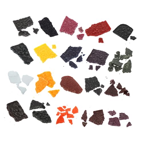Angoily 20 Stück Kerzenfarbstoff für Diy Kerzenherstellung Zufällige Farben für Sojawachs Paraffinwachs Bienenwachs Hautfreundlich und Leicht Löslich Zufällige Farbe von Angoily
