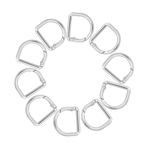 Angoily 20 Stück Kleine Metall-d-ring Karabiner Clips Federschnalle Schlüsselanhänger Verschlüsse für DIY Schlüsselbänder Rucksack Gurte Haustierhalsband Geldbörsen Zubehör Angoily 20 Stück Kleine Metall-d-ring Karabiner Clips Federschnalle Schlüsselanhänger Verschlüsse für DIY Schlüsselbänder Rucksack Gurte Haustierhalsband Geldbörsen Zubehör von Angoily