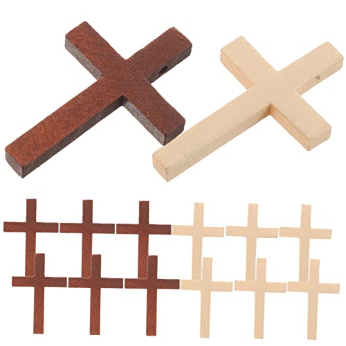 Angoily 20 Stück Kreuz Anhänger Für Miniatur-Kreuz-anhänger Mall-anhänger Mit Kreuz Aus Holz Kreuzförmige Holzanhänger Holzhandwerk Dekorationen Kreuzdekor Hölzern Angoily 20 Stück Kreuz Anhänger Für Miniatur-Kreuz-anhänger Mall-anhänger Mit Kreuz Aus Holz Kreuzförmige Holzanhänger Holzhandwerk Dekorationen Kreuzdekor Hölzern von Angoily