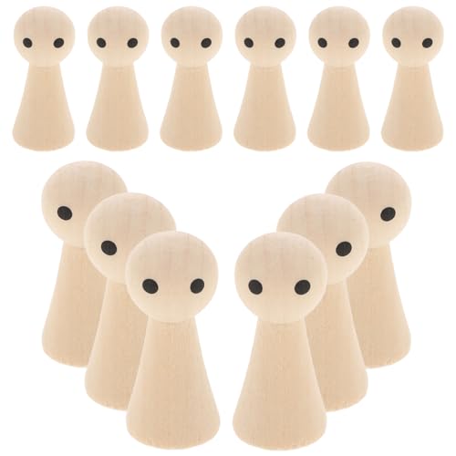 Angoily 20 Stück Lackiertes Holzpuppe Kind groß Mini-Puppen klein Anbindung unbemalt für Leute pfeifen unvollendete Peg-Leute dekorative Holzpflockfiguren Mini- Holzfiguren Beige Angoily 20 Stück Lackiertes Holzpuppe Kind groß Mini-Puppen klein Anbindung unbemalt für Leute pfeifen unvollendete Peg-Leute dekorative Holzpflockfiguren Mini- Holzfiguren Beige von Angoily
