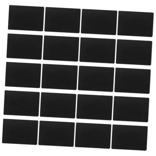Angoily 20 Stück Lebensmitteletikett Farbiges Etikett Etiketten -tags Etikett Für Den Einzelhandel Einzelhandelspreisschilder Im Supermarkt Shop-preisschild Abs Black von Angoily
