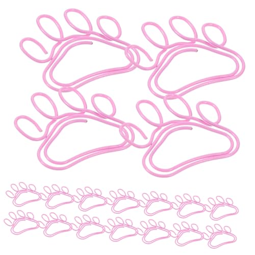 Angoily 20 Stück Metall Büroklammern Katzenpfoten Design Kleine Kreative Papierklammern für Dokumente und Memo Leichte Praktische Klemmen für Büro Schule und Zuhause Rosa Angoily 20 Stück Metall Büroklammern Katzenpfoten Design Kleine Kreative Papierklammern für Dokumente und Memo Leichte Praktische Klemmen für Büro Schule und Zuhause Rosa von Angoily