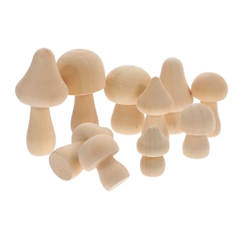 Angoily 20 Stück Mini Holzpilze für Bastelprojekte Unbemalte für DIY Kleine Holzfiguren für Garten und Gestaltung Leicht und Detailreich Gestaltet Angoily 20 Stück Mini Holzpilze für Bastelprojekte Unbemalte für DIY Kleine Holzfiguren für Garten und Gestaltung Leicht und Detailreich Gestaltet von Angoily