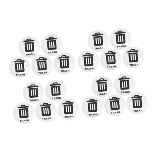 Angoily 20 Stück Mülltonnen Aufkleber Recycling Etiketten Für Abfallbehälter Sichtbare Runde Klebeetiketten Für Zuhause Büro Schule Hotel Und Gemeinschaftsbereiche Angoily 20 Stück Mülltonnen Aufkleber Recycling Etiketten Für Abfallbehälter Sichtbare Runde Klebeetiketten Für Zuhause Büro Schule Hotel Und Gemeinschaftsbereiche von Angoily