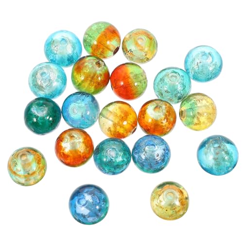 Angoily 20 Stück Nachtleuchtende Glasperlen Diy Schmuckherstellung Spacer Perlen für Armbänder und Bastelprojekte Mischfarben Angoily 20 Stück Nachtleuchtende Glasperlen Diy Schmuckherstellung Spacer Perlen für Armbänder und Bastelprojekte Mischfarben von Angoily