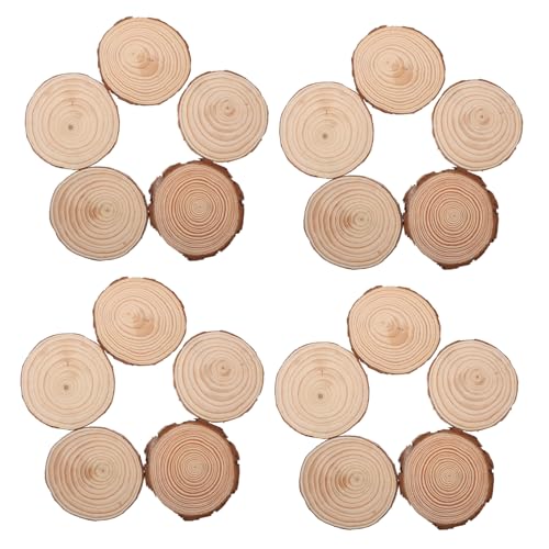 Angoily 20 Stück Naturbelassene Holzscheiben Rund aus Kiefer Rustikale Holzscheiben für Diy Kinderprojekte Kreative Malunterlagen Praktische Untersetzer und Hochzeitsdekoration Angoily 20 Stück Naturbelassene Holzscheiben Rund aus Kiefer Rustikale Holzscheiben für Diy Kinderprojekte Kreative Malunterlagen Praktische Untersetzer und Hochzeitsdekoration von Angoily
