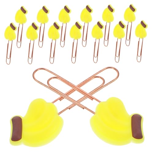 Angoily 20 Stück Obst-lesezeichen Schlüssel Farbe Mini-bürobedarf Essentials Hinweisclip Formen Kind Süße Büroklammern Größe Dokumentieren Farbig Kleine Papierklammern Gelb Metall Angoily 20 Stück Obst-lesezeichen Schlüssel Farbe Mini-bürobedarf Essentials Hinweisclip Formen Kind Süße Büroklammern Größe Dokumentieren Farbig Kleine Papierklammern Gelb Metall von Angoily