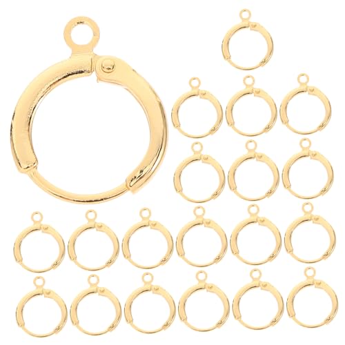 Angoily 20 Stück Ohrclip -Ohrschnalle -Zubehör Ohrhaken Ohrringe Haken Creolenfunde Ohrringe für die Schmuckherstellung Kupfer Golden Angoily 20 Stück Ohrclip -Ohrschnalle -Zubehör Ohrhaken Ohrringe Haken Creolenfunde Ohrringe für die Schmuckherstellung Kupfer Golden von Angoily