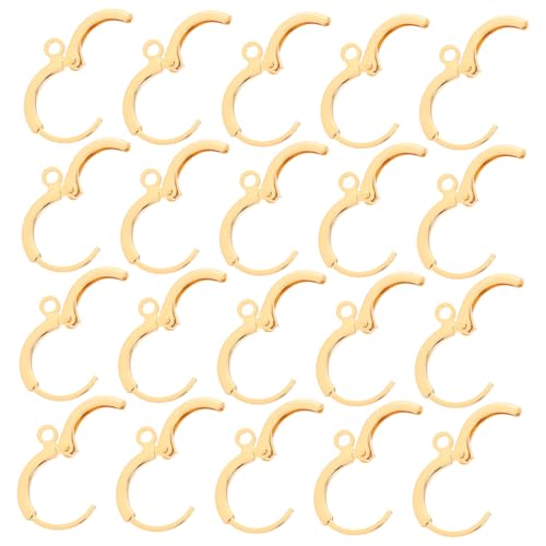 Angoily 20 Stück Ohrclip -ohrschnalle -zubehör Runde Ohrhaken Runder Ohrhaken Creolenfunde Ohrhaken Für Die Schmuckherstellung Ohrringe Haken Kupfer Golden Angoily 20 Stück Ohrclip -ohrschnalle -zubehör Runde Ohrhaken Runder Ohrhaken Creolenfunde Ohrhaken Für Die Schmuckherstellung Ohrringe Haken Kupfer Golden von Angoily