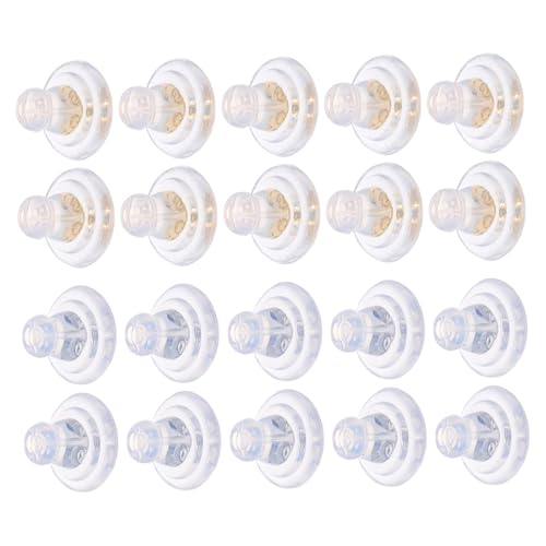 Angoily 20 Stück Ohrschmuck Ohrring Verschlüsse Aus Silikon Ersatz Ohrstecker Aus Silikon Ohrring Verschlüsse Schmuckzubehör Weiche Kieselgel Angoily 20 Stück Ohrschmuck Ohrring Verschlüsse Aus Silikon Ersatz Ohrstecker Aus Silikon Ohrring Verschlüsse Schmuckzubehör Weiche Kieselgel von Angoily