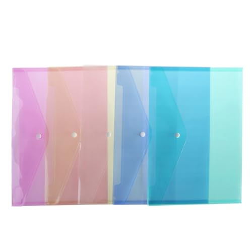 Angoily 20 Stück PP Dokumentenmappe Transparent mit Druckknopf Farben Blau Grün Gelb Transparent für Bürobedarf und Schule Dokumentenorganisation ohne Lose Angoily 20 Stück PP Dokumentenmappe Transparent mit Druckknopf Farben Blau Grün Gelb Transparent für Bürobedarf und Schule Dokumentenorganisation ohne Lose von Angoily