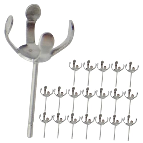 Angoily 20 Stück Perlenhalter Zubehör Ohrstecker Krallen Ohrring Rohlinge Ohrringe Für Frauen Krallen Krallenperlen Zierliche Herstellung Farbige Zinken Perlen Ohrstecker Rosa Angoily 20 Stück Perlenhalter Zubehör Ohrstecker Krallen Ohrring Rohlinge Ohrringe Für Frauen Krallen Krallenperlen Zierliche Herstellung Farbige Zinken Perlen Ohrstecker Rosa von Angoily