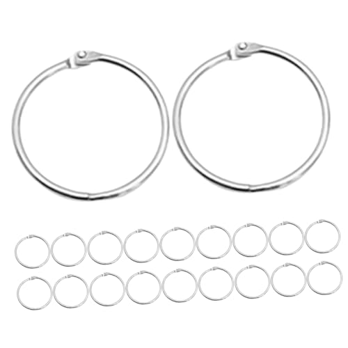 Angoily 20 Stück Ringring -eisenschnalle Schlüsselringe Album Schlüsselbund Bücherringe Ringe Für Scrapbooking-buch Bindungsringe Ringbücher Buchbinderringe Nickel Form Silber Metall Angoily 20 Stück Ringring -eisenschnalle Schlüsselringe Album Schlüsselbund Bücherringe Ringe Für Scrapbooking-buch Bindungsringe Ringbücher Buchbinderringe Nickel Form Silber Metall von Angoily