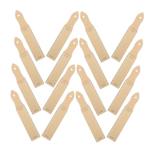 Angoily 20 Stück Sandbrett Bleistiftspitzer für Buntstifte tragbarer Bleistiftspitzer Skizzierstiftschärfer Anspitzer für Augenbrauenstifte Künstlerschärfer Papier Beige von Angoily