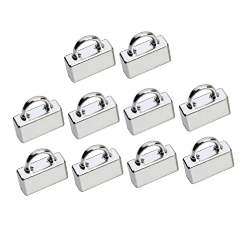 Angoily 20 Stück Schnalle Aus Lederband Schnurverbinderschnallen Schmuck Flaches Kabel Selbstgemachte Schnalle Herstellung Armband Schnalle Selber Machen Zubehör Für Verschlüsse Silver Angoily 20 Stück Schnalle Aus Lederband Schnurverbinderschnallen Schmuck Flaches Kabel Selbstgemachte Schnalle Herstellung Armband Schnalle Selber Machen Zubehör Für Verschlüsse Silver von Angoily