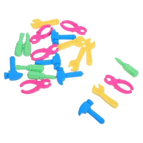 Angoily 20 Stück Schraubenschlüssel-radiergummi Werkzeug Mini-radierer Mono -radiergummi Lehrerbedarf Mini- Radiergummi Tiere Duftende Radiergummis Für Herr Pen Eraser von Angoily