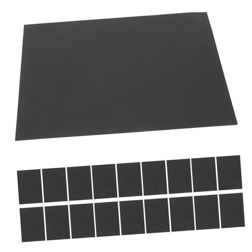 Angoily 20 Stück Schwarzer Karton Kunsthandwerk Herstellung Sammelalbum Farbe Karte Basteln Scrapbooking Zeichnung Bastelkarton Bastelzubehör Scrapbook-karton Ölgemälde-karton Papier von Angoily