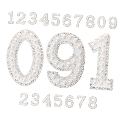 Angoily 20 Stück Strass Perlen Hot Diamond Zahlen Zum Aufnähen Für Stoff Dekorative Mantel Flicken Strass Zahlen Flicken Aufbügler Strass Transfer Hut Flicken Weißer Kunststoff Angoily 20 Stück Strass Perlen Hot Diamond Zahlen Zum Aufnähen Für Stoff Dekorative Mantel Flicken Strass Zahlen Flicken Aufbügler Strass Transfer Hut Flicken Weißer Kunststoff von Angoily
