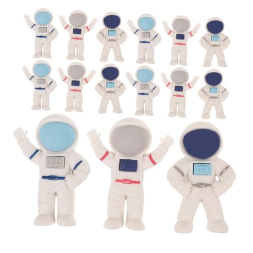 Angoily 20 Stück Teiliges Astronaut Radiergummi Mini Niedliche Weltraum Radiergummis für Schüler Partygeschenke Motivationspreise Lernspaß Schulbedarf von Angoily