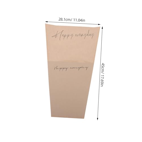 Angoily 20 Stück Teiliges Blumenstrauß verpackungsset aus Kraftpapier Reißfest und Praktisch Vielseitig für Rosen Tulpen Lilien Geschenke Einfache Handhabung Naturfarbene Blumenbeutel Angoily 20 Stück Teiliges Blumenstrauß verpackungsset aus Kraftpapier Reißfest und Praktisch Vielseitig für Rosen Tulpen Lilien Geschenke Einfache Handhabung Naturfarbene Blumenbeutel von Angoily
