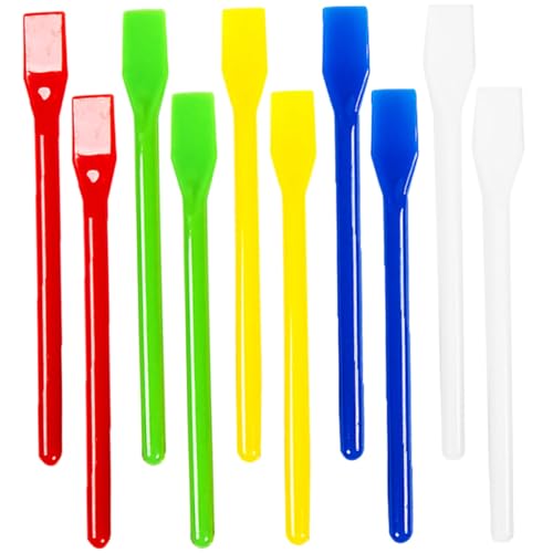 Angoily 20 Stück Teiliges Bunte Rührstäbchen für Farbe Bastelwerkzeug zum Mischen von Flüssigkeiten Pigmenten zum Malen und Basteln Praktische Wiederverwendbar Zufällige Farbe Angoily 20 Stück Teiliges Bunte Rührstäbchen für Farbe Bastelwerkzeug zum Mischen von Flüssigkeiten Pigmenten zum Malen und Basteln Praktische Wiederverwendbar Zufällige Farbe von Angoily