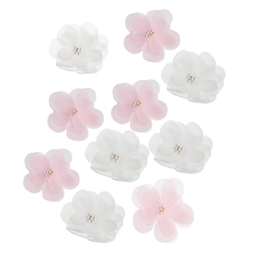 Angoily 20 Stück Teiliges DIY Blumenstickerei Applikationen Handnähen Fünfblättrige Stoffflicken für Kleidung Hüte Basteln Rosa Weiß Angoily 20 Stück Teiliges DIY Blumenstickerei Applikationen Handnähen Fünfblättrige Stoffflicken für Kleidung Hüte Basteln Rosa Weiß von Angoily