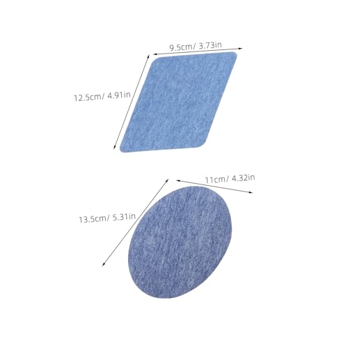 Angoily 20 Stück Teiliges Denim Bügelflicken Oval Rechteckig Bestickte Aufnäher aus Strapazierfähigem Jeansstoff Selbstklebend Flexibel Formbar für Ellenbogen Knie zur Reparatur und Angoily 20 Stück Teiliges Denim Bügelflicken Oval Rechteckig Bestickte Aufnäher aus Strapazierfähigem Jeansstoff Selbstklebend Flexibel Formbar für Ellenbogen Knie zur Reparatur und von Angoily
