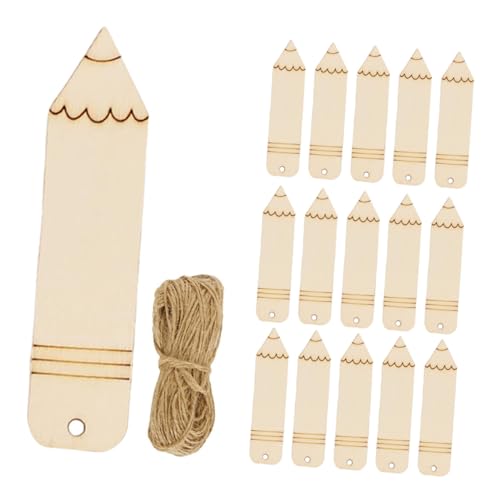 Angoily 20 Stück Teiliges Holz Lesezeichen Blanko zum Basteln Stiftförmig Unbehandelte DIY Holztafeln mit Bemalbar und Beschriftbar Natürliche Holzscheiben für Kreative Buchzeichen Angoily 20 Stück Teiliges Holz Lesezeichen Blanko zum Basteln Stiftförmig Unbehandelte DIY Holztafeln mit Bemalbar und Beschriftbar Natürliche Holzscheiben für Kreative Buchzeichen von Angoily