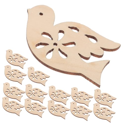 Angoily 20 Stück Teiliges Holzanhänger Friedenstaube Holzscheiben zum Bemalen Naturbelassen Leicht mit Filigranem Hohldesign für DIY Bastelarbeiten und Kreative Dekorationen Angoily 20 Stück Teiliges Holzanhänger Friedenstaube Holzscheiben zum Bemalen Naturbelassen Leicht mit Filigranem Hohldesign für DIY Bastelarbeiten und Kreative Dekorationen von Angoily