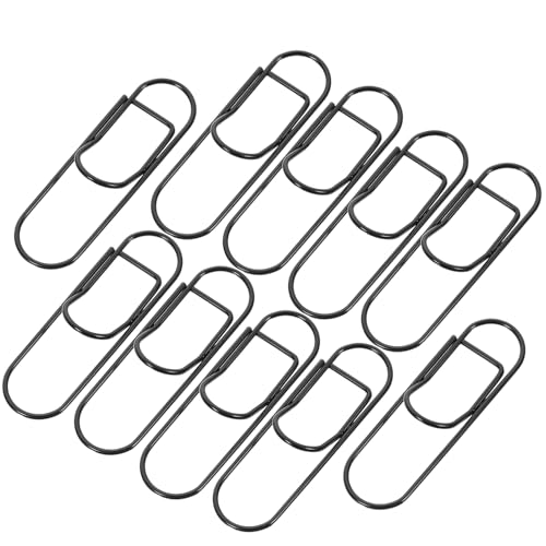 Angoily 20 Stück Teiliges Kreative Büroklammern aus Metall Starke Klammern für Dokumente Banknoten und Akten Vielseitig Einsetzbar als Stifthalter und Datei organizer Schwarz Angoily 20 Stück Teiliges Kreative Büroklammern aus Metall Starke Klammern für Dokumente Banknoten und Akten Vielseitig Einsetzbar als Stifthalter und Datei organizer Schwarz von Angoily