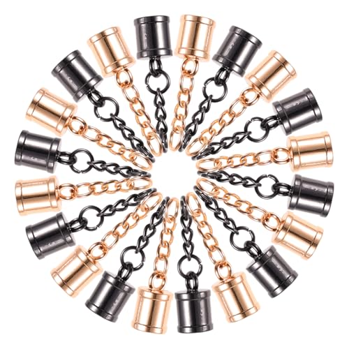 Angoily 20 Stück Teiliges Metall Quasten Endkappen mit Schrauben Langlebige Schmuckanhänger für Seiden und Satinbänder für Armband und Halsketten DIY Vielseitig und Sicher Angoily 20 Stück Teiliges Metall Quasten Endkappen mit Schrauben Langlebige Schmuckanhänger für Seiden und Satinbänder für Armband und Halsketten DIY Vielseitig und Sicher von Angoily