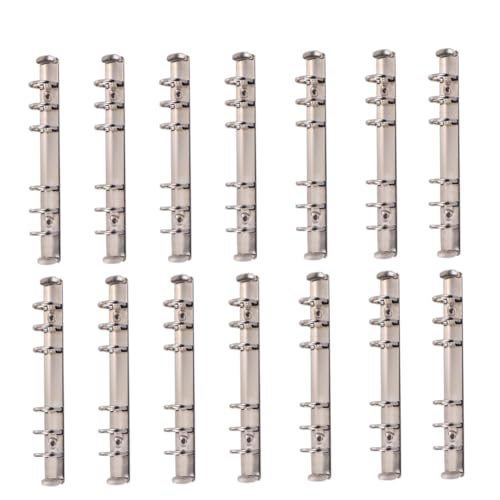 Angoily 20 Stück Teiliges Metall Ringbuchbinder Langlebige Ringmechanik für Ordner Leicht und Tragbar für Büro Schule und Scrapbook Silberfarbene Lose Halterung Angoily 20 Stück Teiliges Metall Ringbuchbinder Langlebige Ringmechanik für Ordner Leicht und Tragbar für Büro Schule und Scrapbook Silberfarbene Lose Halterung von Angoily