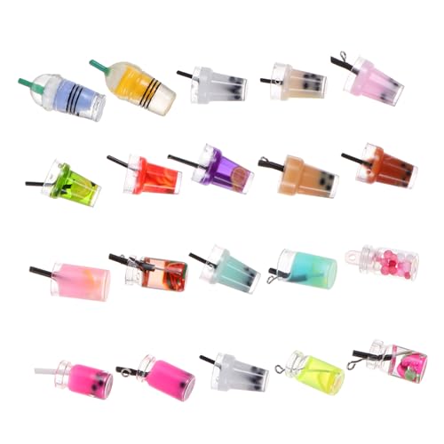 Angoily 20 Stück Teiliges Mini Milchtee Becher aus Simuliertem Resin für DIY Anhänger und Puppenhaus Dekoration Vielseitige Miniatur Lebensmittel Requisiten für Kreative Bastelprojekte Angoily 20 Stück Teiliges Mini Milchtee Becher aus Simuliertem Resin für DIY Anhänger und Puppenhaus Dekoration Vielseitige Miniatur Lebensmittel Requisiten für Kreative Bastelprojekte von Angoily