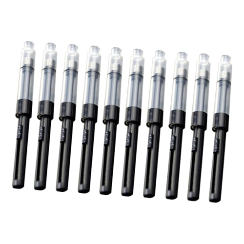 Angoily 20 Stück Teiliges Push Pull Tintenabsorber für Füllfederhalter Ergonomisch Langlebig aus Hochwertigem Einfache Installation Geeignet für Universelle Tintenkonverter Schützt Feder von Angoily