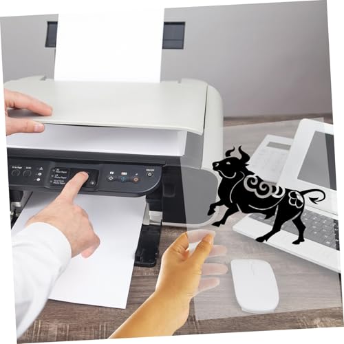 Angoily 20 Stück Teiliges Transparent Ink Jet Film für Tintenstrahldrucker Hohe Transparenz Starke Beschichtung Klare Geeignet für Siebdruck Druckplattenherstellung Offsetdruck Vielseitig von Angoily