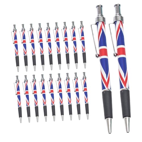 Angoily 20 Stück Uk Kugelschreiber mit Britischer Flagge Glatter Schwarzer Tintenfluss Komfortabler Griff Vielseitig Einsetzbar für Schule Büro Unterschriften und Tägliche Schreibaufgaben Angoily 20 Stück Uk Kugelschreiber mit Britischer Flagge Glatter Schwarzer Tintenfluss Komfortabler Griff Vielseitig Einsetzbar für Schule Büro Unterschriften und Tägliche Schreibaufgaben von Angoily