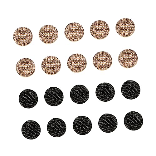 Angoily 20 Stück Unisex Metallknöpfe für Anzüge Jacken und DIY Nähprojekte Hochwertige Langlebige Knöpfe Rund Gold Rund Schwarz Angoily 20 Stück Unisex Metallknöpfe für Anzüge Jacken und DIY Nähprojekte Hochwertige Langlebige Knöpfe Rund Gold Rund Schwarz von Angoily