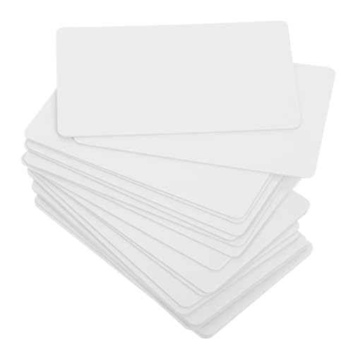 Angoily 20 Stück Weiße Pvc karten Beidseitig Bedruckbar mit Wasserfester Beschichtung Kompatibel mit Badge Tintenstrahldruckern Blanko Ausweiskarten für Büro und Id ausweise Angoily 20 Stück Weiße Pvc karten Beidseitig Bedruckbar mit Wasserfester Beschichtung Kompatibel mit Badge Tintenstrahldruckern Blanko Ausweiskarten für Büro und Id ausweise von Angoily