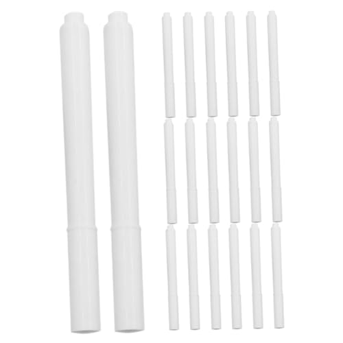 Angoily 20 Stück Whiteboard-Stift weißer Permanentmarker Flüssigkreidemarker, löschbar weiße Fenstermarkierung weißer Marker dauerhaft Tafelmarker Whiteboard-Marker Plastik Angoily 20 Stück Whiteboard-Stift weißer Permanentmarker Flüssigkreidemarker, löschbar weiße Fenstermarkierung weißer Marker dauerhaft Tafelmarker Whiteboard-Marker Plastik von Angoily