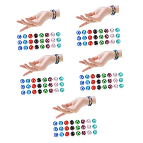 Angoily 200 Stk. Teiliges Glasperlen Leuchtende Kleine Glasperlen in Farben Langlebig und Robust für Schmuckherstellung DIY Bastelperlen für Armbänder und Halsketten Glow in The Dark von Angoily