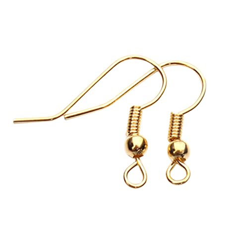 Angoily 200 Stück Allergie Ohrhaken für Damen Diy Ohrschmuck Zubehör Gold für Täglichen Gebrauch und Verschiedene Anlässe Angoily 200 Stück Allergie Ohrhaken für Damen Diy Ohrschmuck Zubehör Gold für Täglichen Gebrauch und Verschiedene Anlässe von Angoily