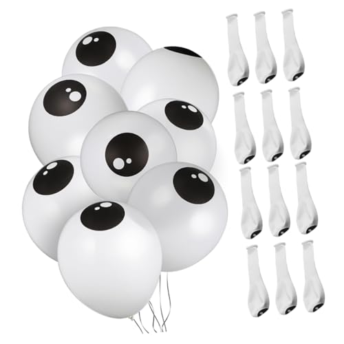 Angoily 200 Stück Augapfel Halloween Rosa Partyballons Monsterballons Willkommen Dekorativ Ballons Dekorationen Augäpfel Gefälscht Led Sortiert Mini Emulsion Weiß von Angoily